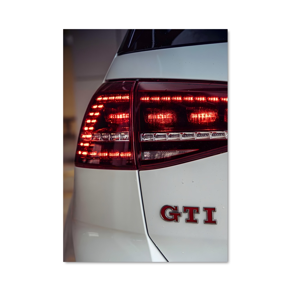 Poster GTI Blitz – affiche Volkswagen